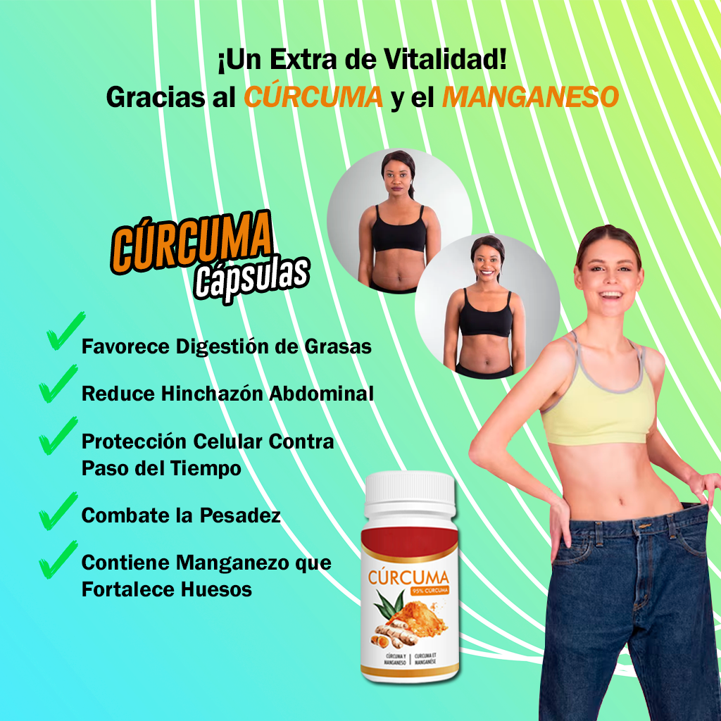 Cúrcuma 95% - Pérdida de Kilos de Forma 100% Natural