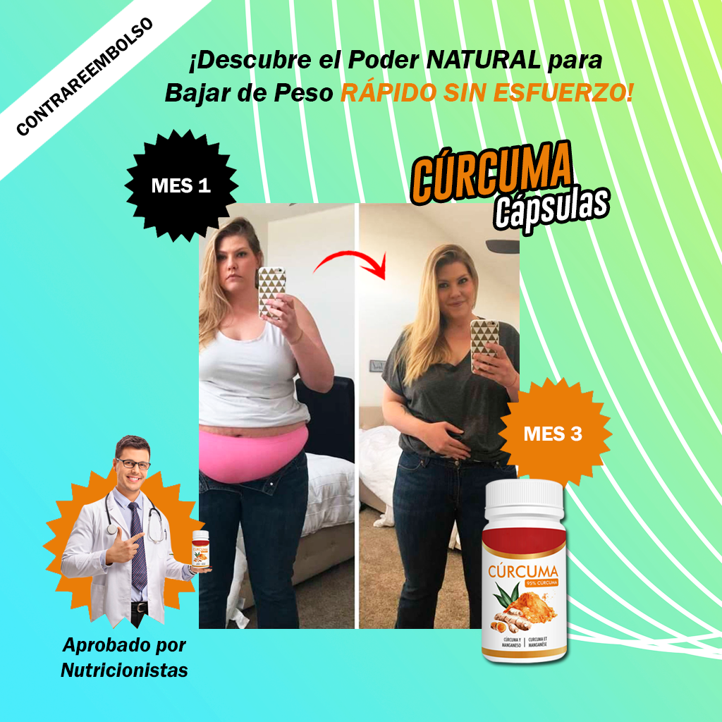 Cúrcuma 95% - Pérdida de Kilos de Forma 100% Natural